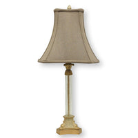 Seeded Glass Table Lamp