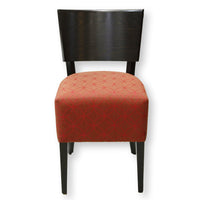 Armless Red Accent Chair