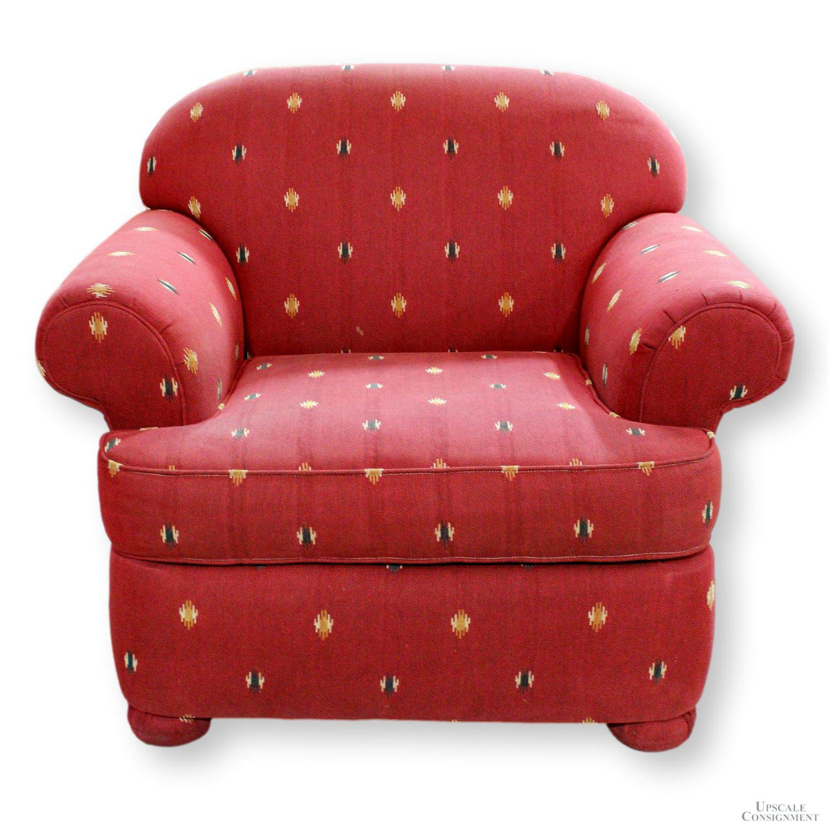 Schnadig Southwestern Print Club Chair
