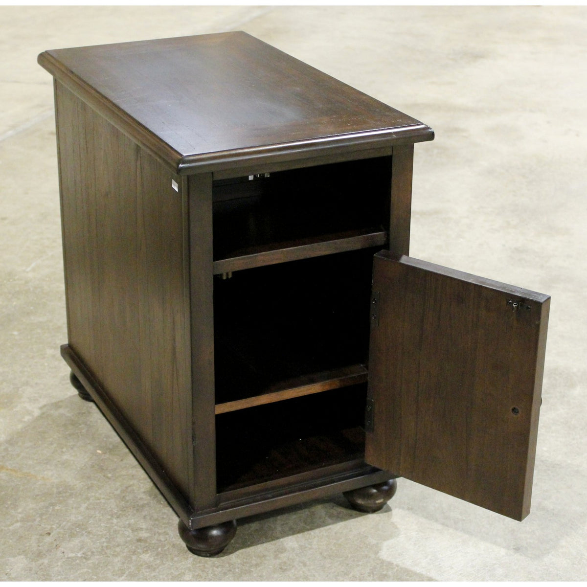 Ashley Furniture Narrow Nightstand w/Cabinet & Power Port
