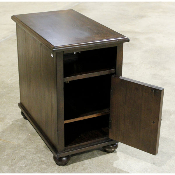 Ashley Furniture Narrow Nightstand w/Cabinet & Power Port