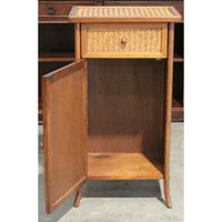 Wicker Accent Cabinet