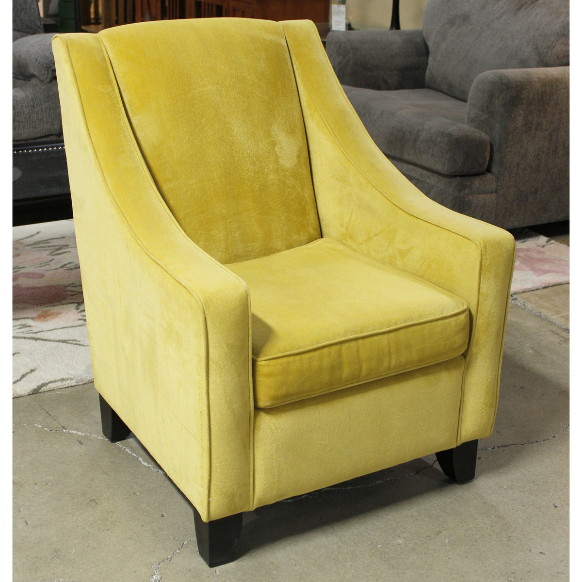 Pacific Furniture Yellow Track Arm Chair