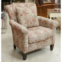 King Hickory Patterned Club Chair