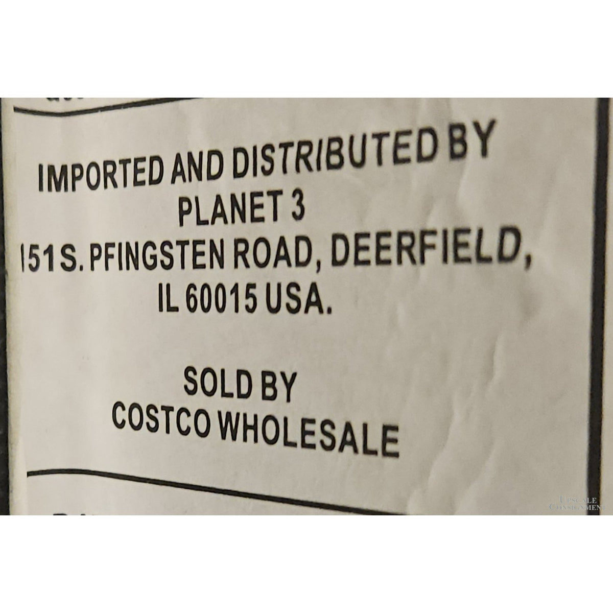 Planet 3 Brown 3' x 3' Vinyl Ottoman