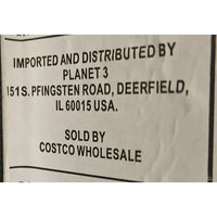 Planet 3 Brown 3' x 3' Vinyl Ottoman