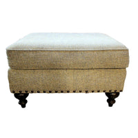 Bernhardt Gray Ottoman