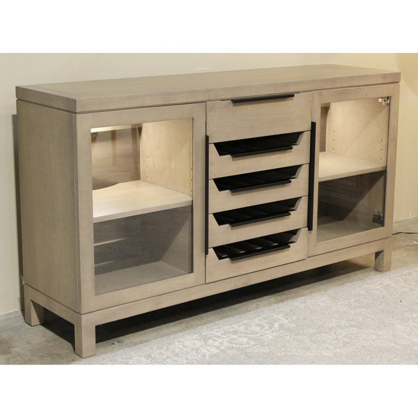 Custom Maple Server w/Wine Storage