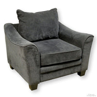 Haining Dark Blue Arm Chair