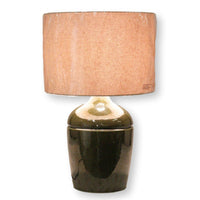 Tuscan Green Ceramic Jug Table Lamp