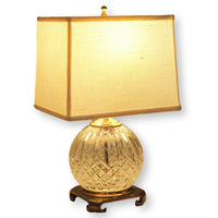 Waterford Crystal Ball Table Lamp