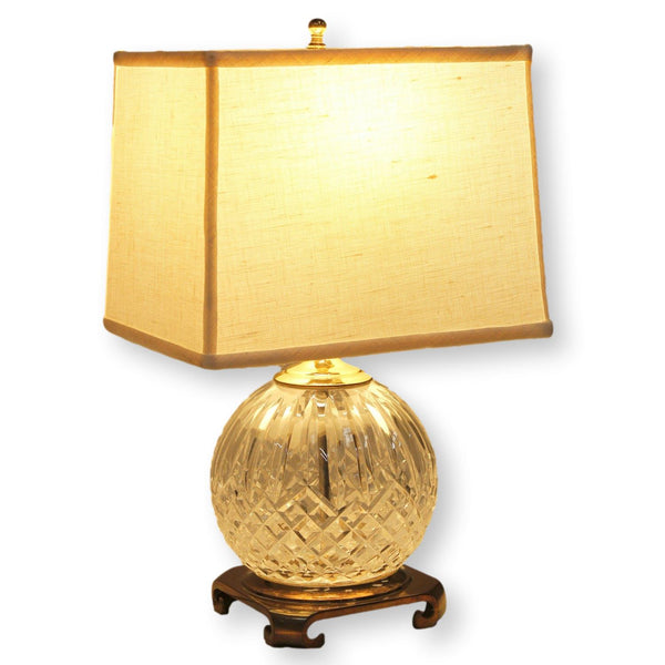 Waterford Crystal Ball Table Lamp