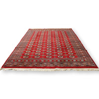 9' X 12' 2" Red Persian Area Rug w/Fringe