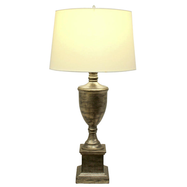 Wildwood Pewter Trophy Style Table Lamp