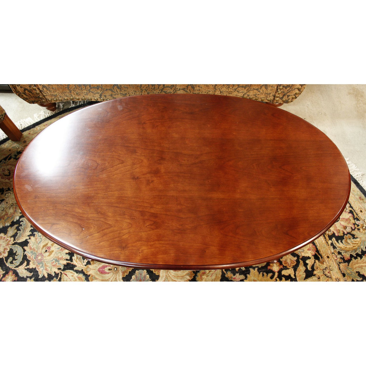 Queen Anne Oval Coffee Table