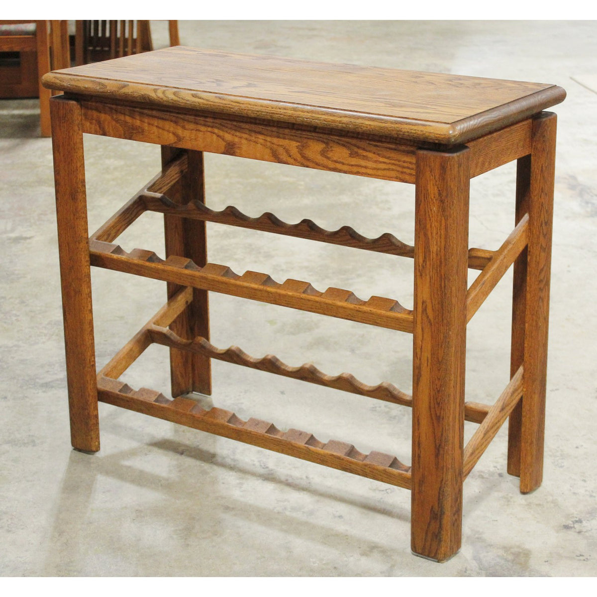 Dark Oak Wine Rack
