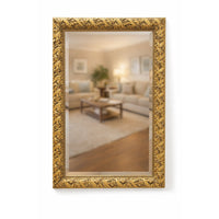 DeNanzio Leaf & Berry Gilt Beveled Mirror