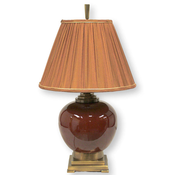 Uttermost 'Daviel' Red Table Lamp