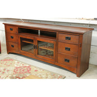 6' Mission Oak Media Console