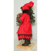 Lynn Haney 'Black Forest Travelor' 19'' Santa Figure