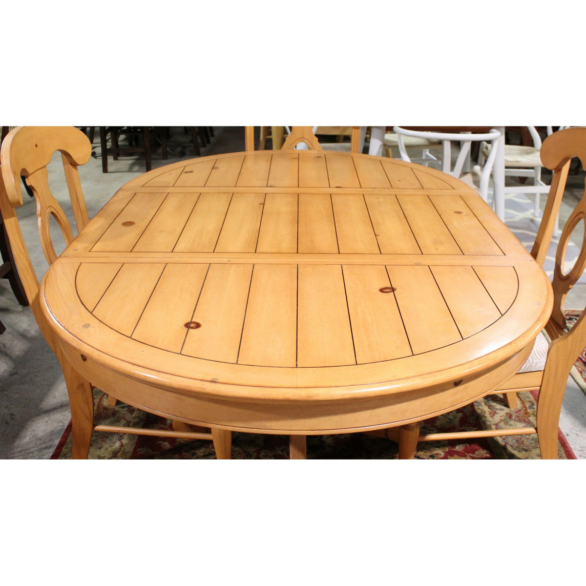 Country Pine Dining Table w/4 Chairs