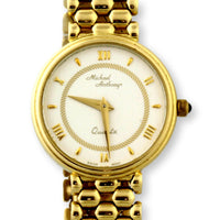 1990s 14K Yellow Gold Quartz Swiss Movement Watch