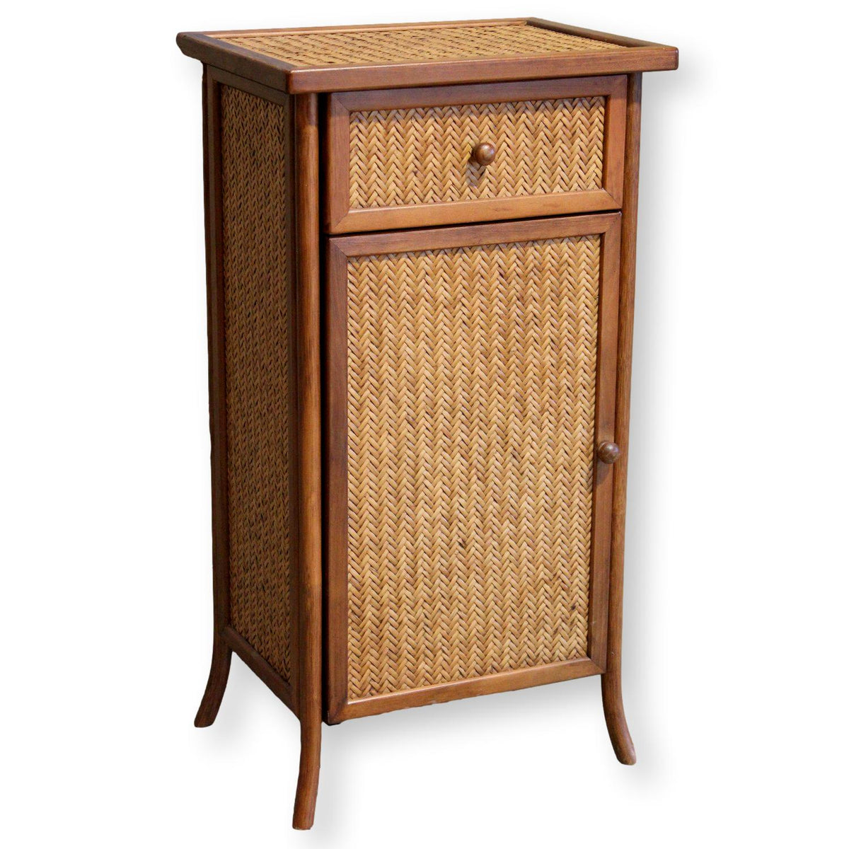 Wicker Accent Cabinet