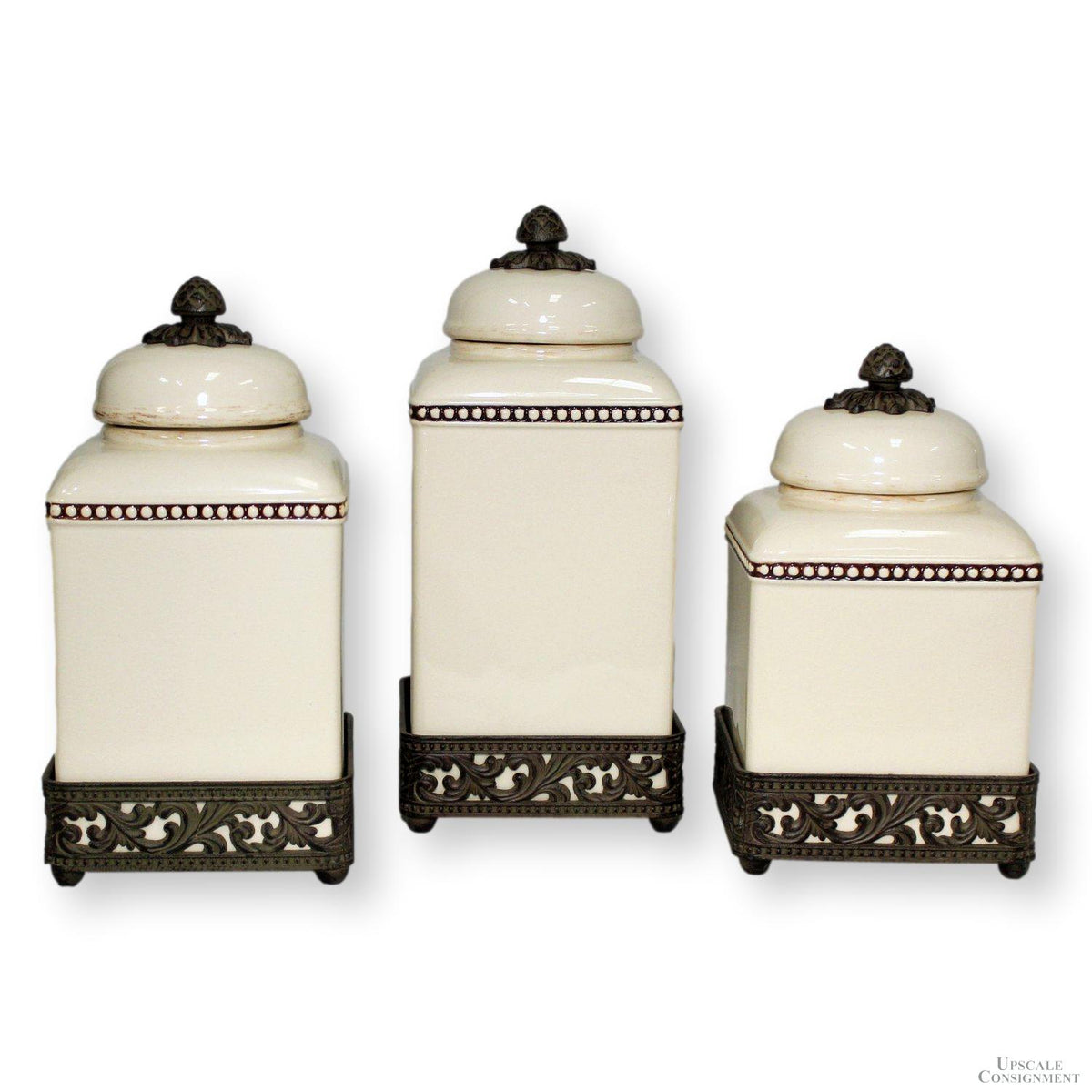 Gracious Goods Ceramic Canister Set