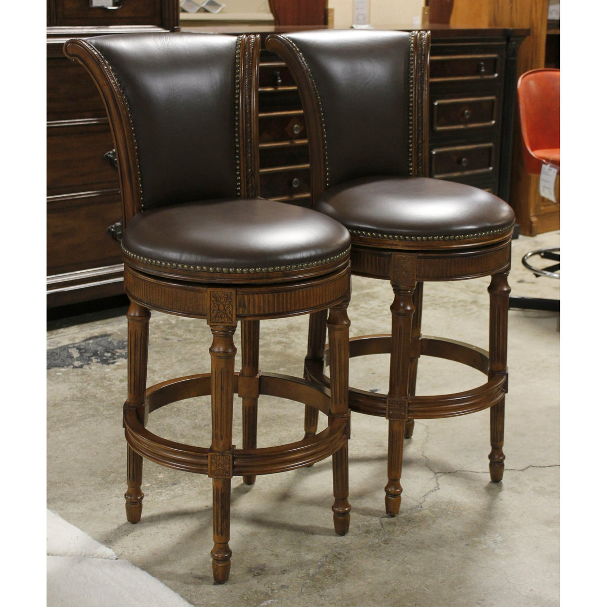 Frontgate Pair of Bar Stools