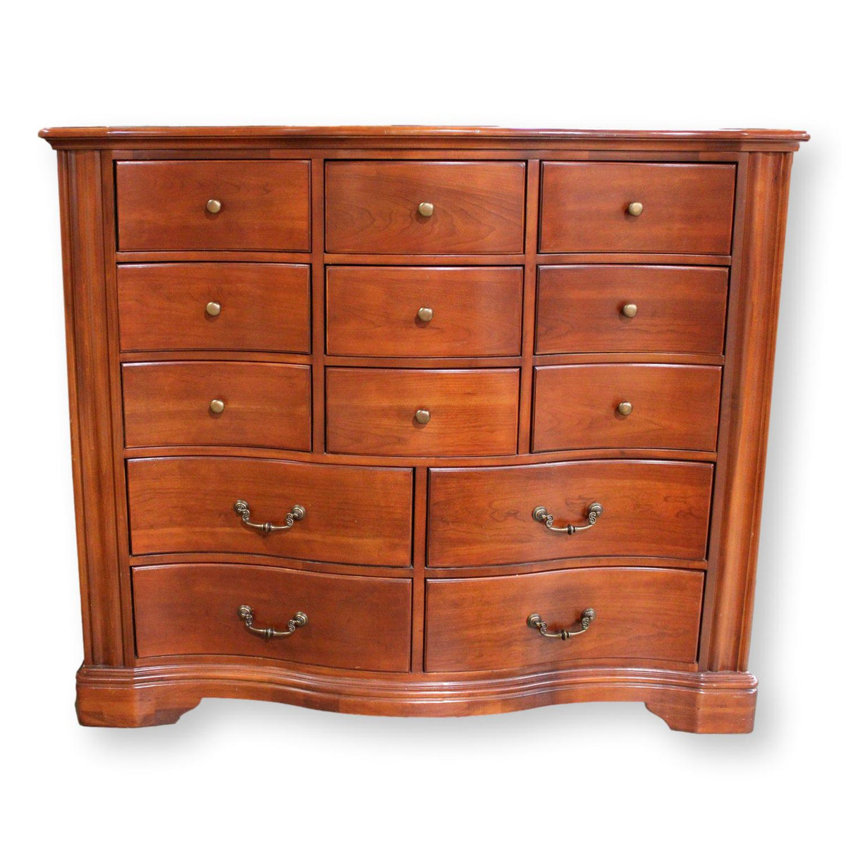 Serpentine Cherry Mule Dresser