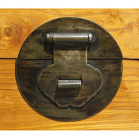 Vintage Wooden Chest w/Metal Base