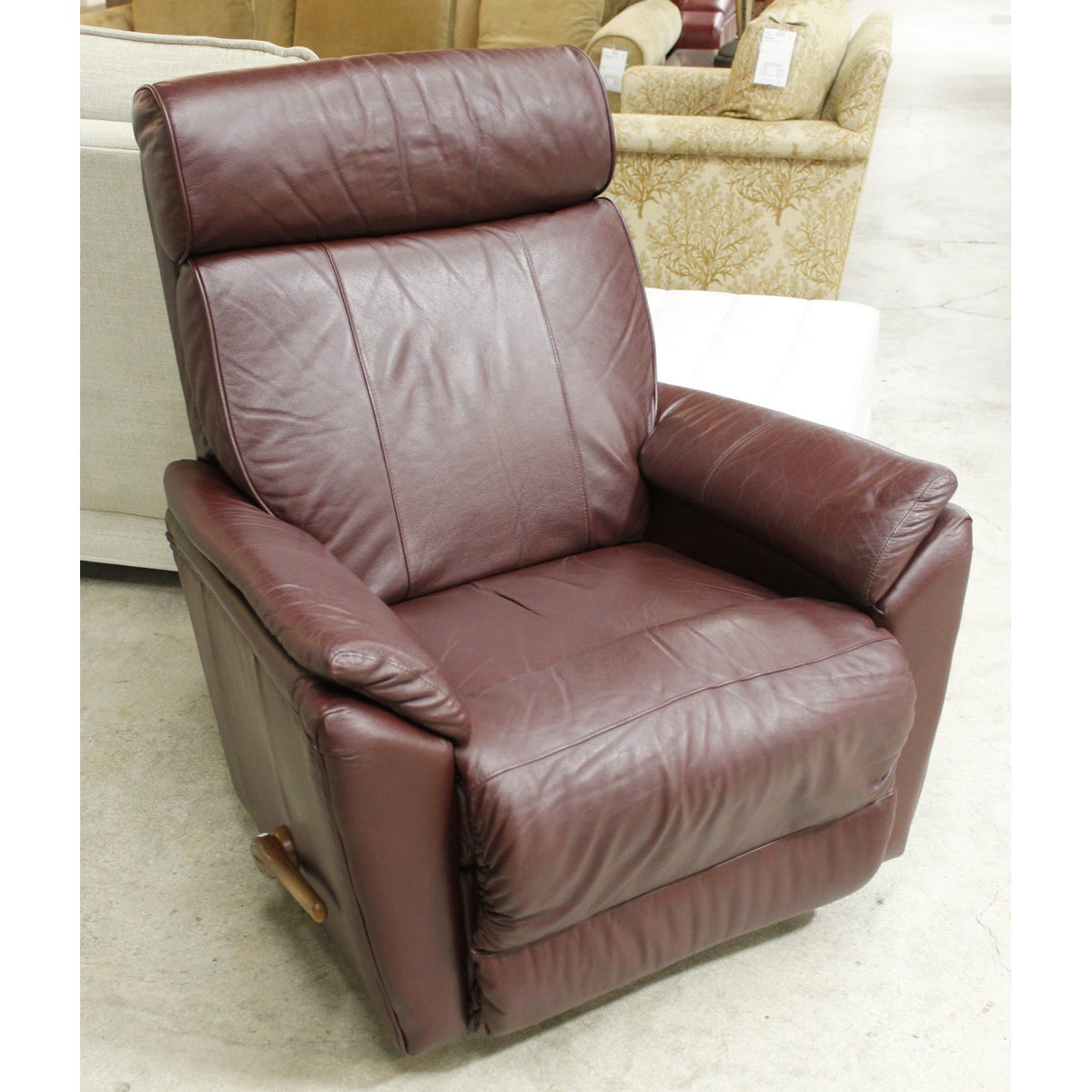 La-Z-Boy Cordovan Leather Swivel Recliner