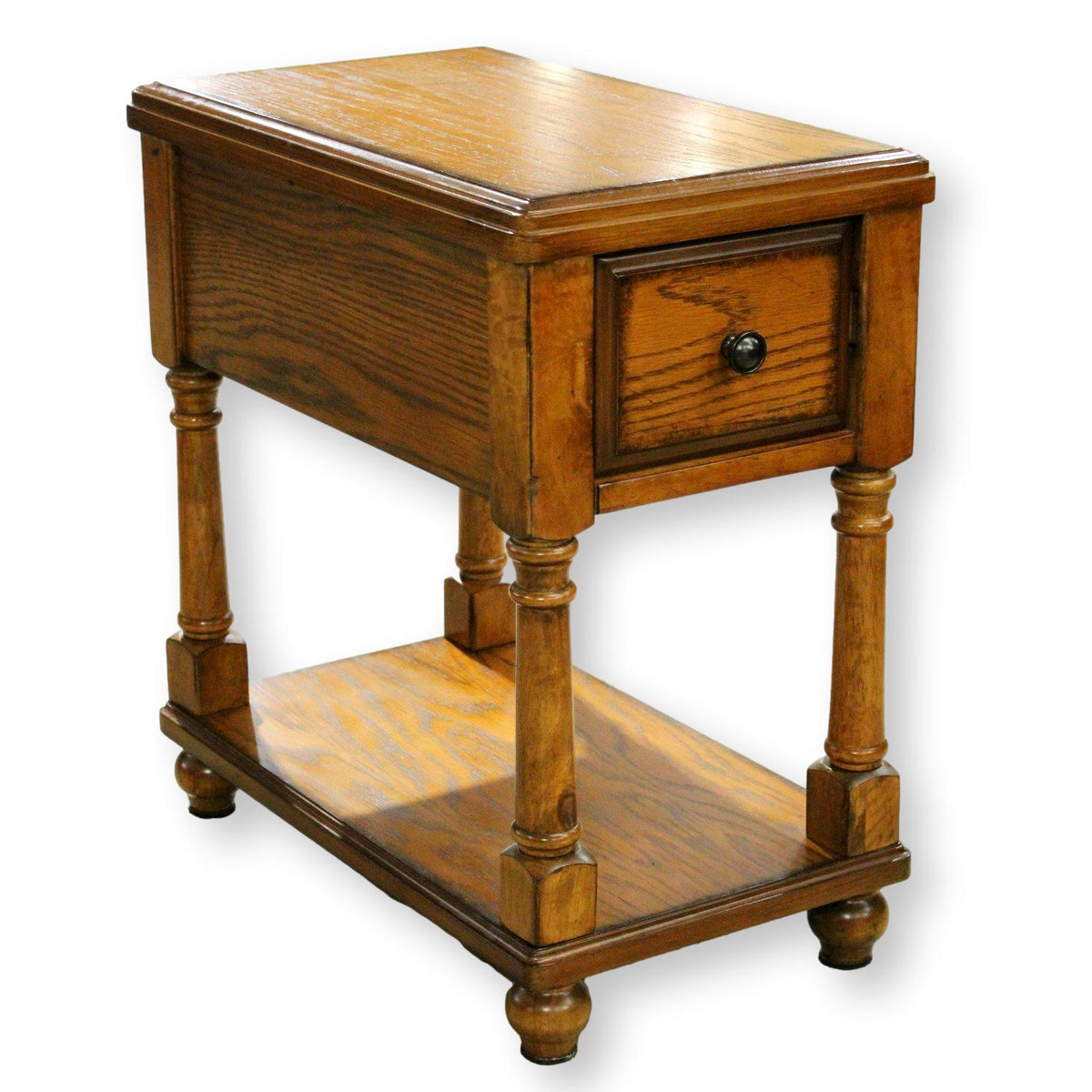 Ashley Narrow Oak End Table