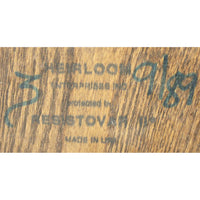 Heirloom Enterprises Solid Dark Oak Square End Table