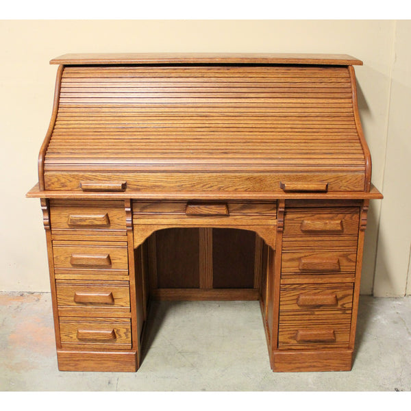 Oak Roll Top Desk