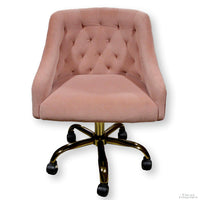 Pink & Gold Task Chair