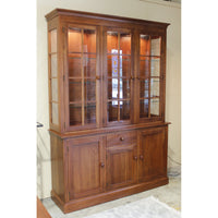 Ethan Allen Solid Cherry China Cabinet