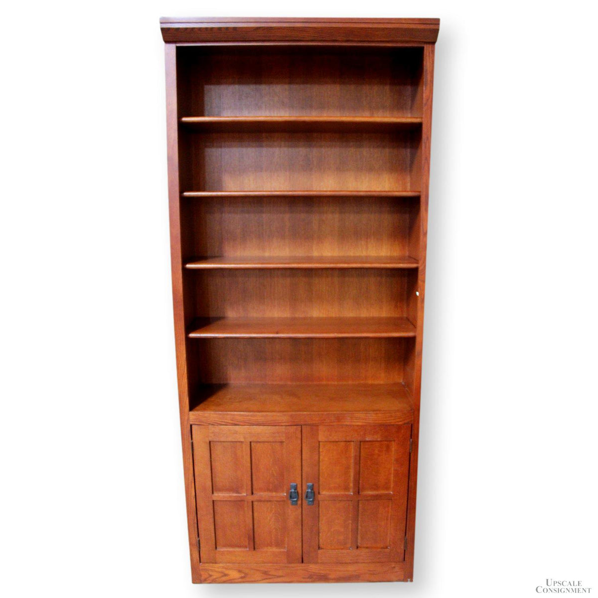 Creative Ideas Mission Oak Bookshelf w/Cabinet