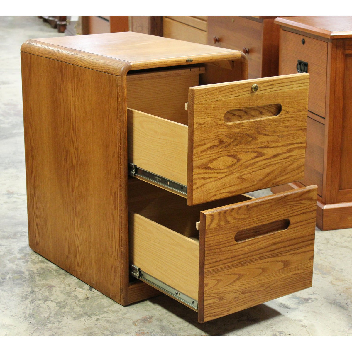 Encore 2 Drawer Honey Oak File Cabinet