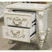 Acme Furniture White 2 Drawer Nightstand