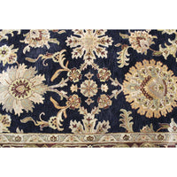 8' 6'' X 11' 7'' Burgundy/Black Area Rug