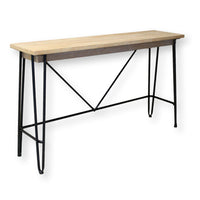 Long Console Table w/Hairpin Legs