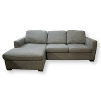 Room & Board 2 Pc. Gray Sectional Sofa