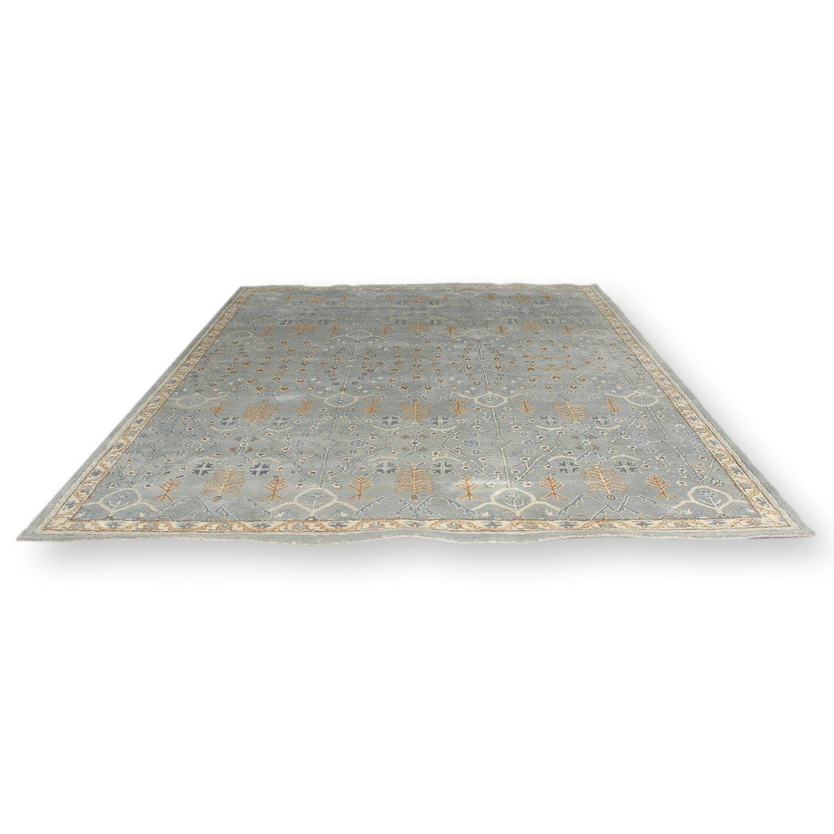 Ballard Designs 9' X 12' 2'' Light Blue Area Rug
