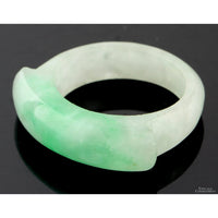 Soft Green Jadeite Saddle Band Luminous Translucent Jade