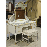 French Motif Vanity w/Stool