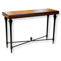 Bombay Co. Ebony & Wood Console Table