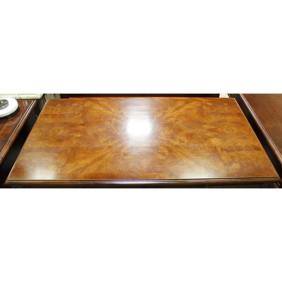Drexel Patterned Burl Veneer Writing Desk