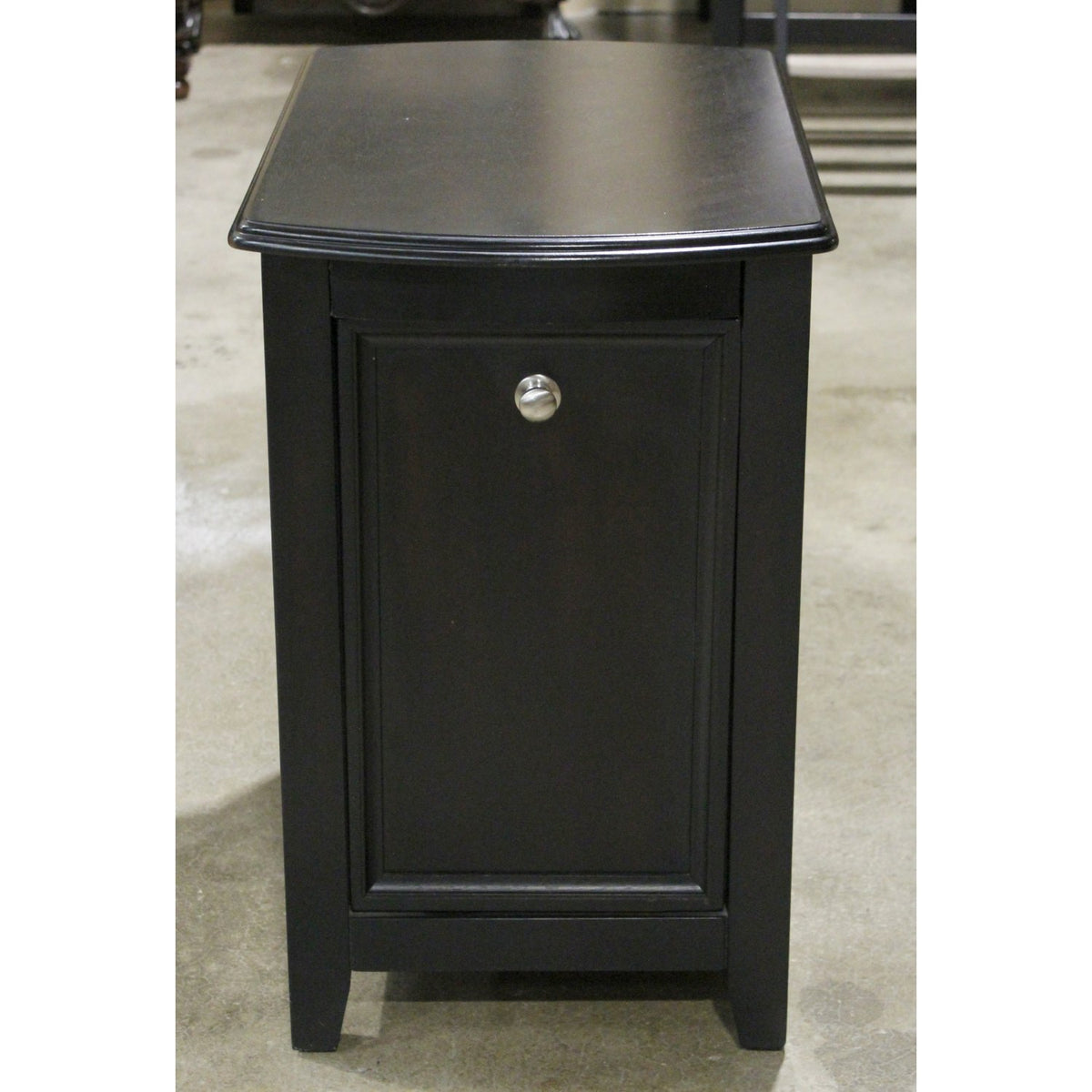 Tilt-Front Espresso Nightstand