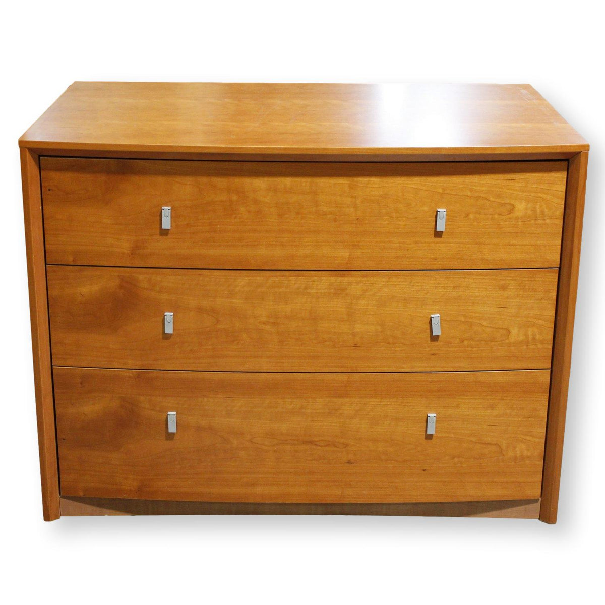 Cherry Finish 3 Drawer Chest